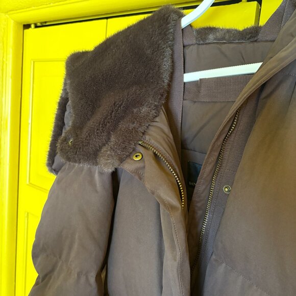 Banana Republic Lowri Puffer Coat - Small - Roasted Cocoa Brown - NEVER WORN! - Picture 9 of 15